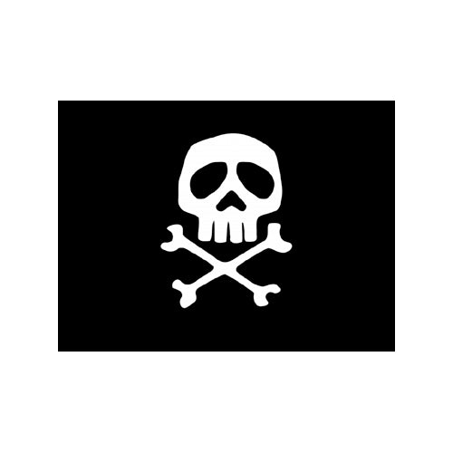 Bandiera Pirata in poliestere per Barca, Gommone, Vela